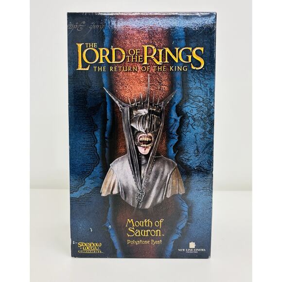 Sideshow Weta Mouth of Sauron Polystone Bust Lord of the Rings 1801/4000 - Picture 1 of 7